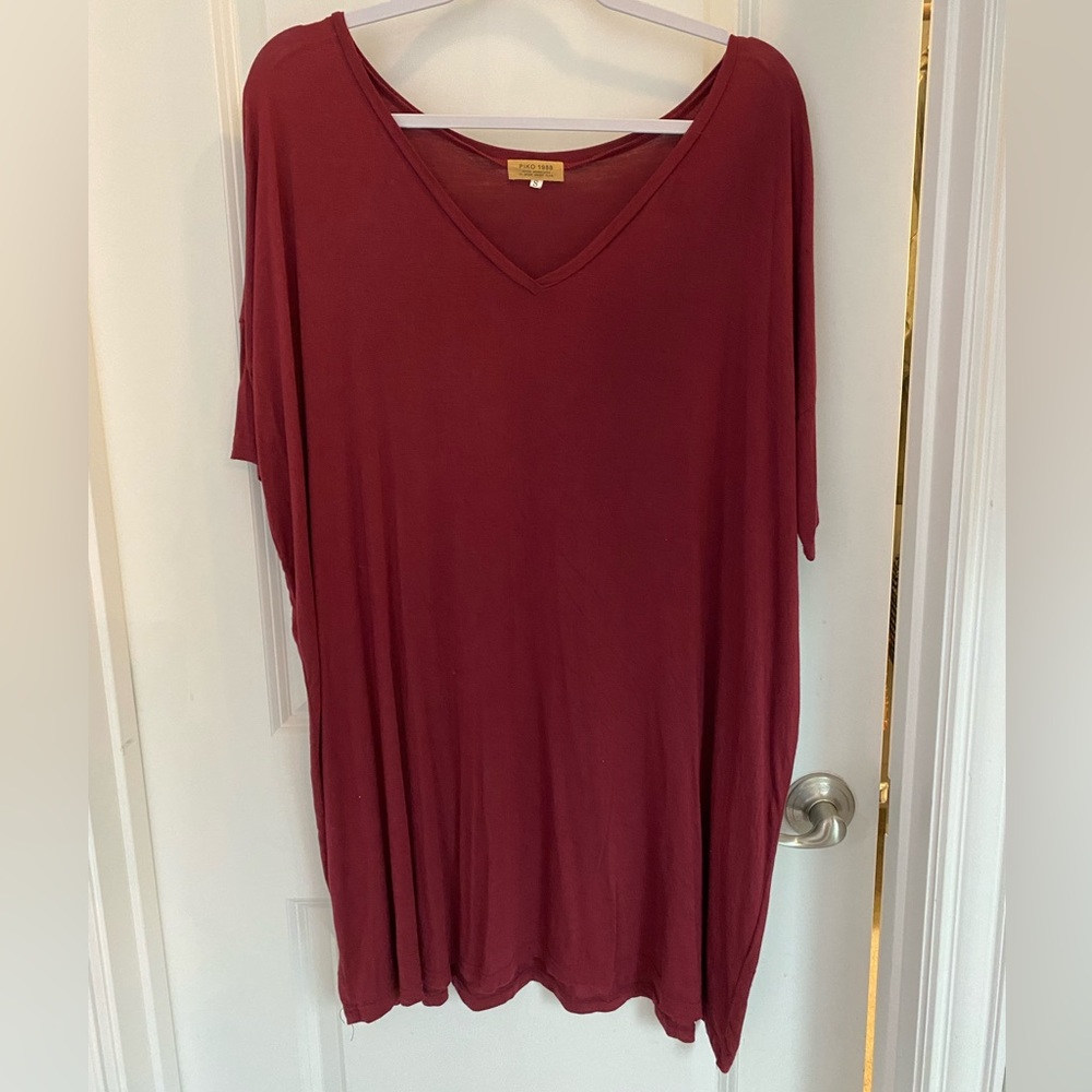 Half sleeve piko tunic.